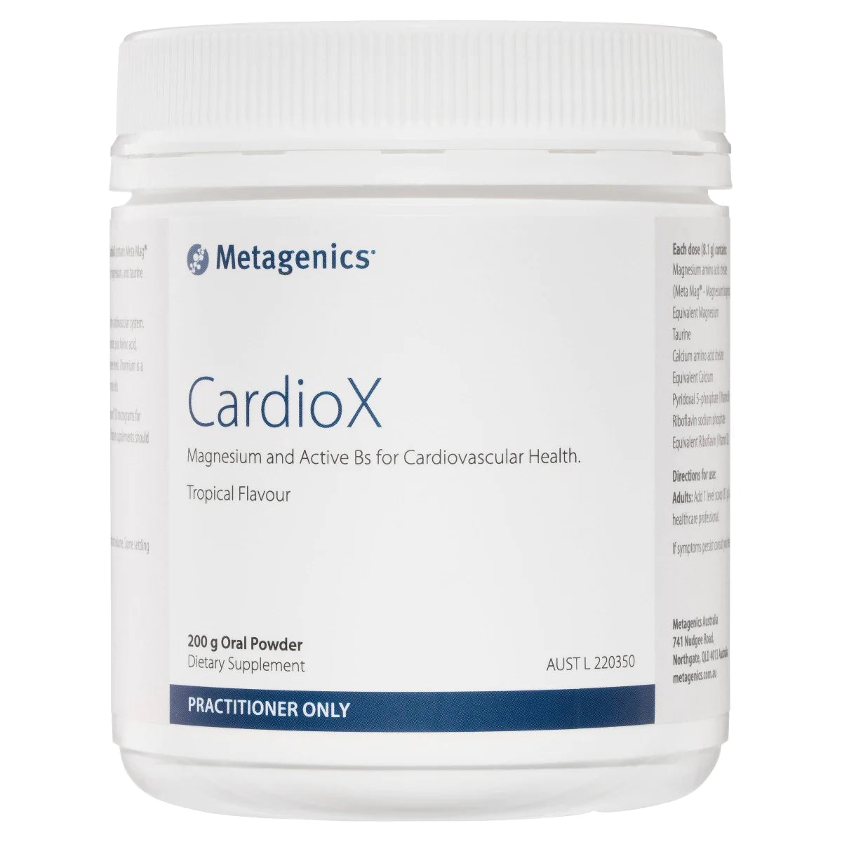 Metagenics CardioX Tropical Flavour