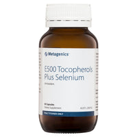 Metagenics E500 Tocopherols Plus Selenium