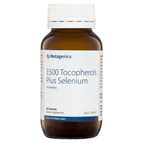 Metagenics E500 Tocopherols Plus Selenium