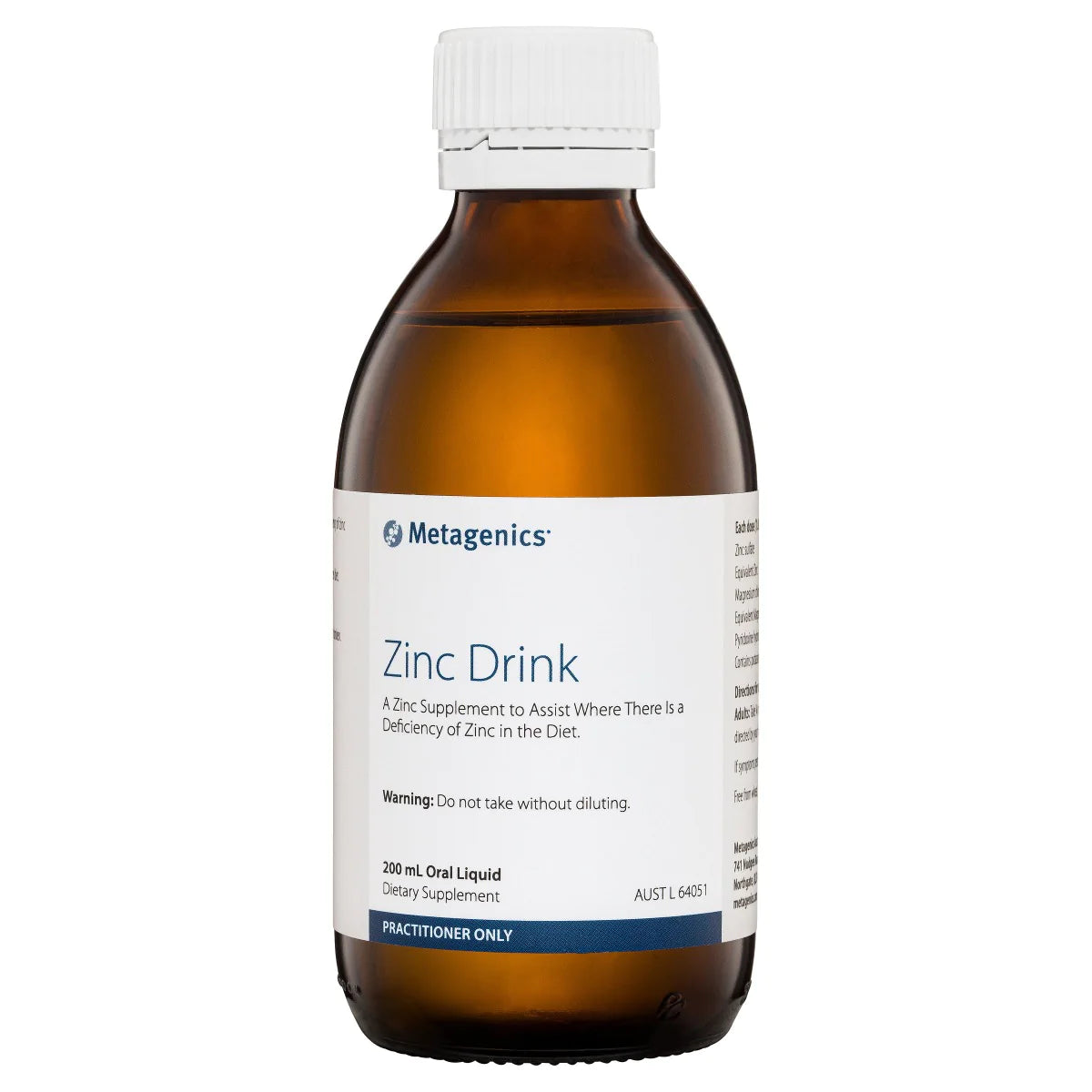 Metagenics Zinc Drink