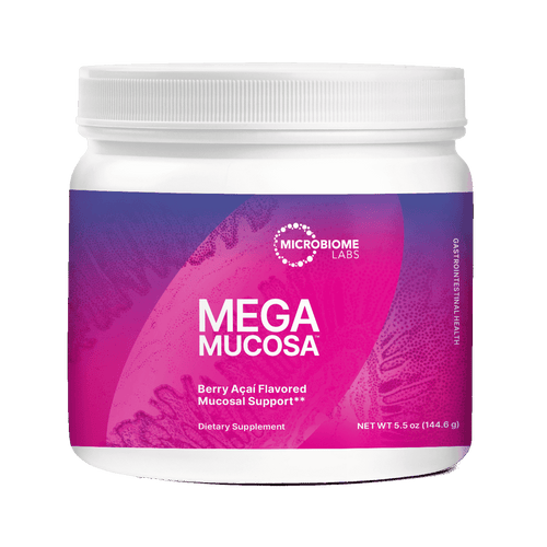 Microbiome Labs MegaMucosa Powder - Berry Acai Flavored