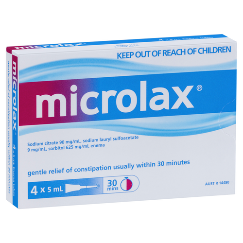 Microlax Enema Constipation Relief