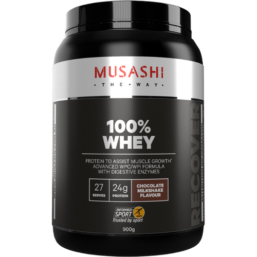 Musashi 100% Whey Protein Powder - Chocolate Milkshake Flavour