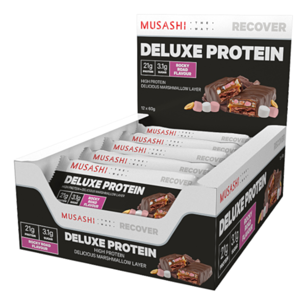 Musashi Deluxe Protein Bar - Rocky Road Flavour