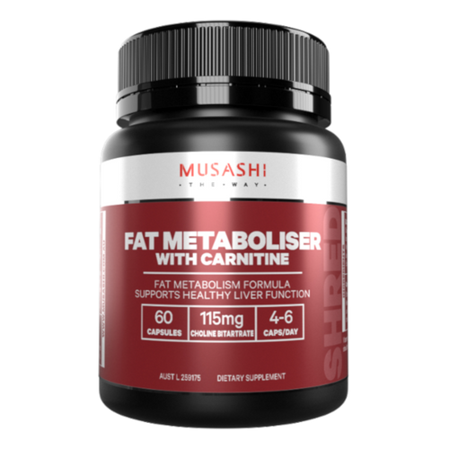 Musashi Fat Metaboliser with Carnitine