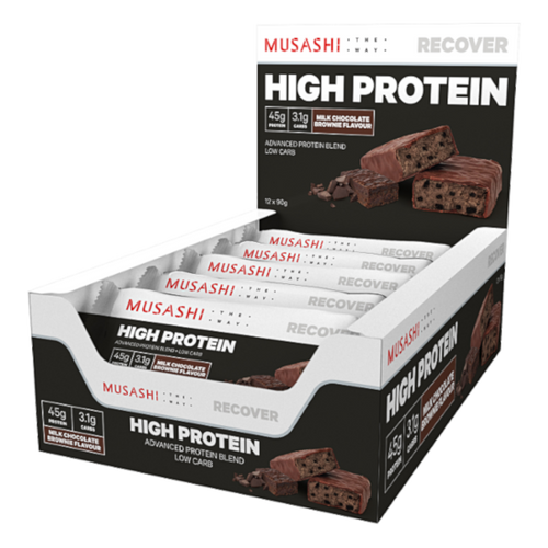 Musashi High Protein Bar - Milk Chocolate Brownie Flavour