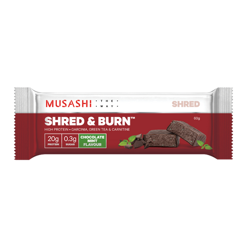 Musashi Shred & Burn Bar - Chocolate Mint Flavour