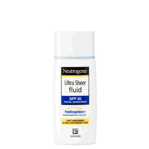 Neutrogena Ultra Sheer Fluid Facial Sunscreen SPF50