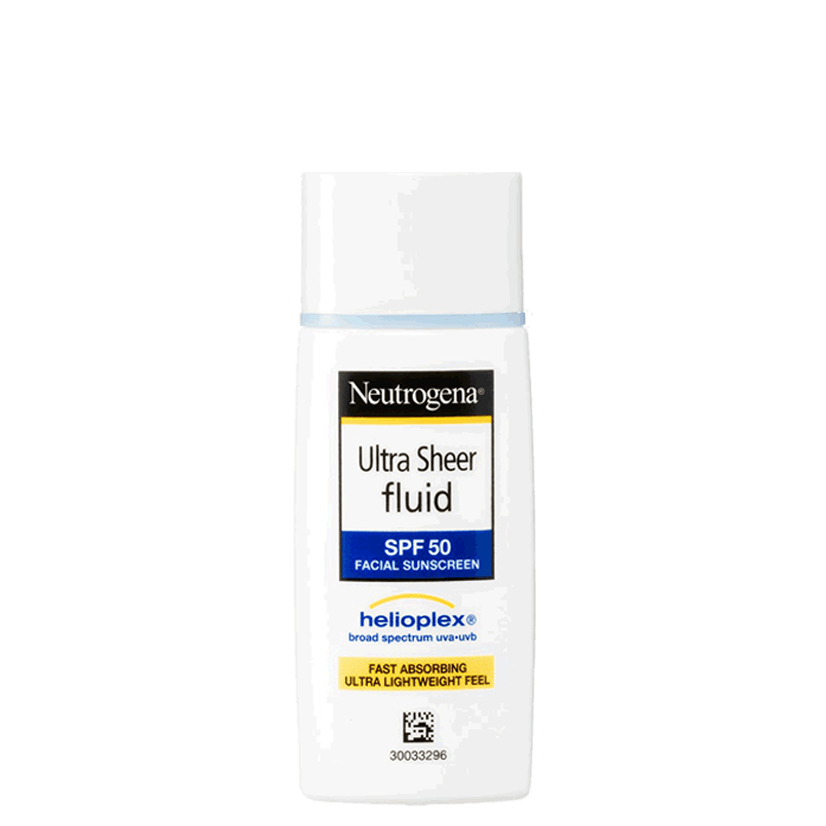Neutrogena Ultra Sheer Fluid Facial Sunscreen SPF50