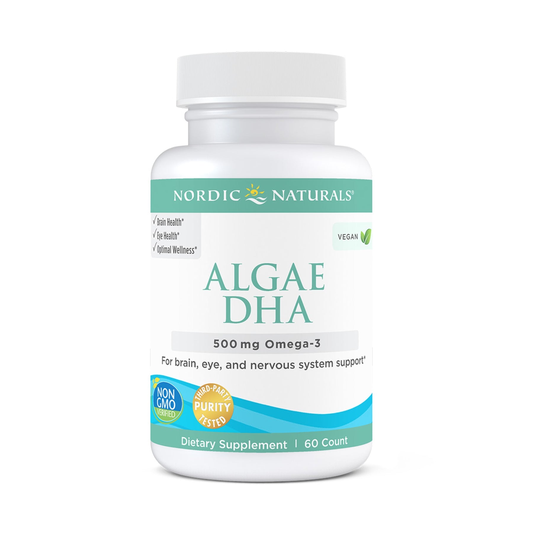 Nordic Naturals Algae DHA 500mg Omega-3