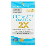 Nordic Naturals Ultimate Omega 2X Lemon