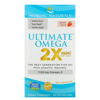 Nordic Naturals Ultimate Omega 2X Strawberry Mini