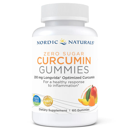 Nordic Naturals Zero Sugar Curcumin Gummies - Mango