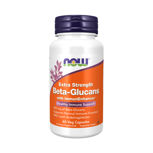 NOW Foods Beta-Glucans with ImmunEnhancer Extra Strength