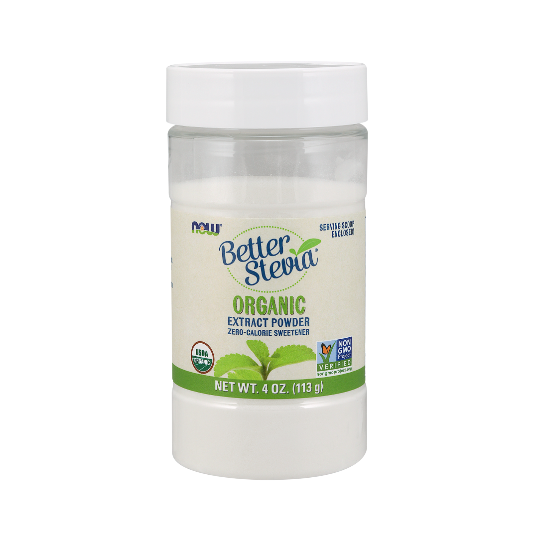 NOW Foods BetterStevia Organic Extract Powder