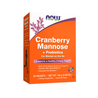 NOW Foods Cranberry Mannose + Probiotics