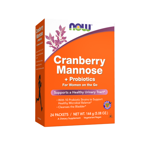 NOW Foods Cranberry Mannose + Probiotics