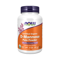 NOW Foods D-Mannose Pure Powder - Certified Organic