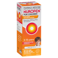 Nurofen for Children 5-12 Years Pain & Fever Relief - Orange Flavour