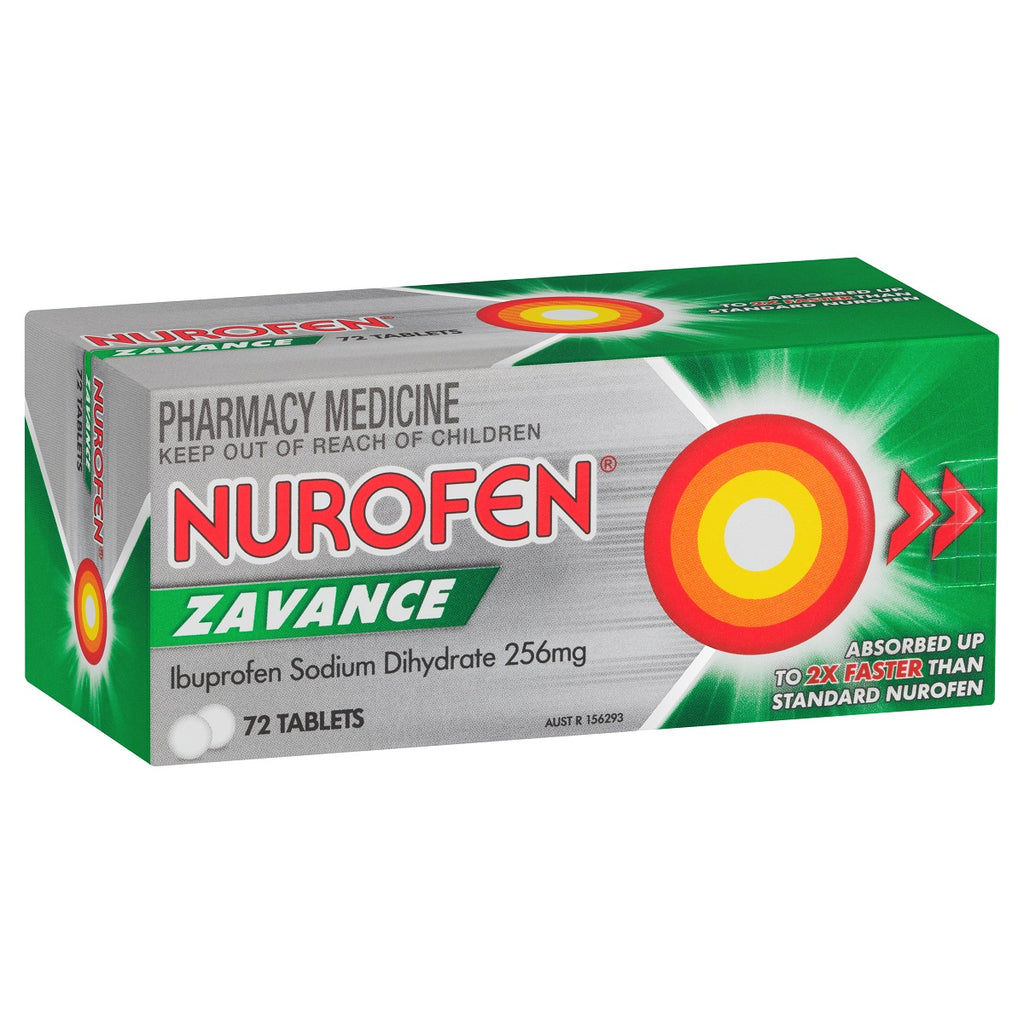 Novophen Tablets Nurofen Zavance Tablets - Net Pharmacy