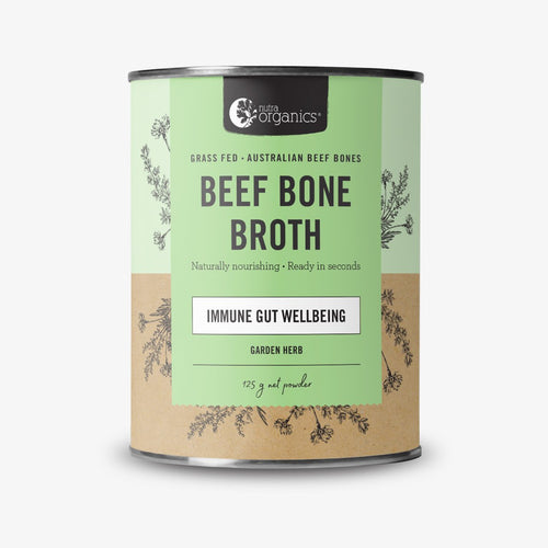 Nutra Organics Beef Bone Broth Garden Herb Flavour