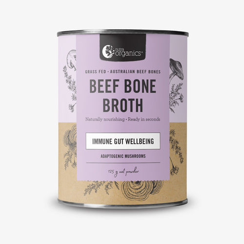 Nutra Organics Beef Bone Broth Adaptogenic Mushroom Flavour