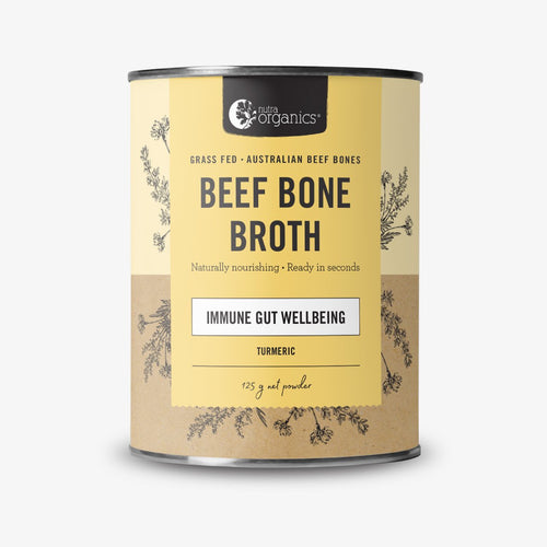 Nutra Organics Beef Bone Broth Turmeric Flavour