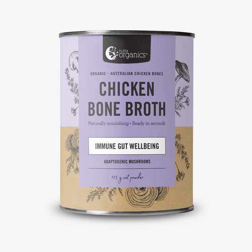 Nutra Organics Chicken Bone Broth Adaptogenic Mushroom Flavour