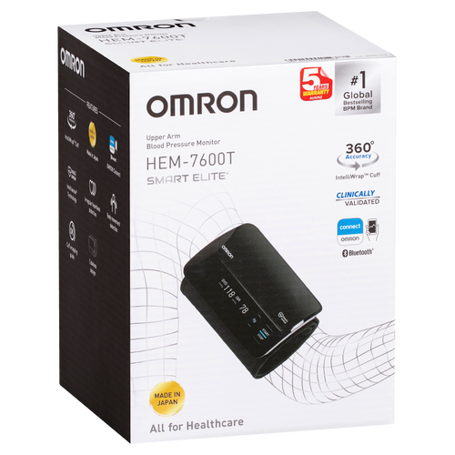 Omron HEM-7600T Smart Elite+ Blood Pressure Monitor