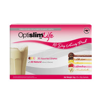 Optislim Life LCD 10 Day Variety Pack Assorted Shakes