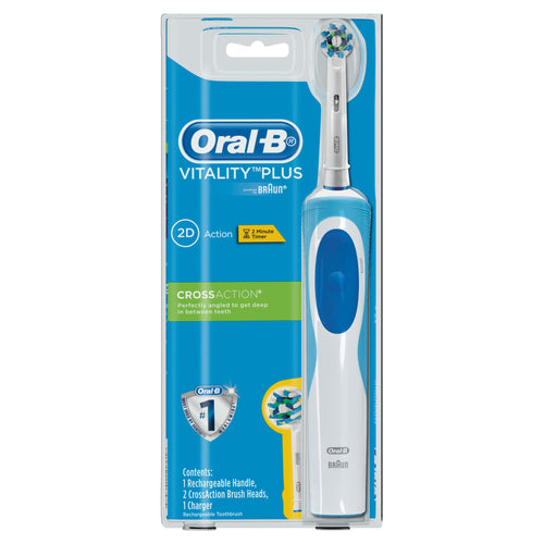 Oral-B Vitality Plus CrossAction Rechargeable Electric Toothbrush