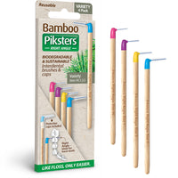 Piksters Bamboo Right Angle Interdental Brushes - Variety