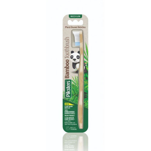 Piksters Bamboo Toothbrush - Medium