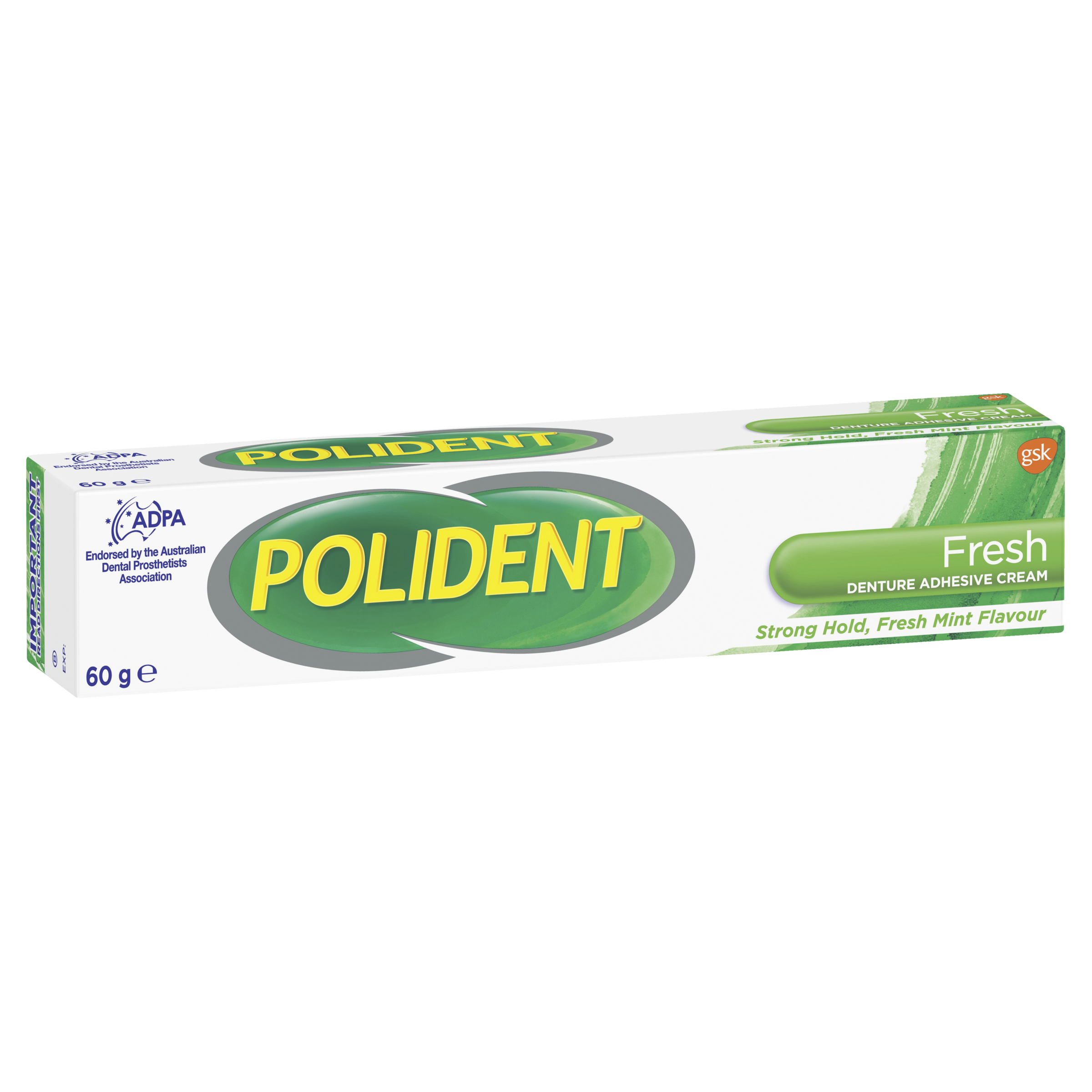 Polident Denture Adhesive Cream - Fresh Mint