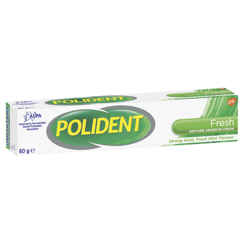 Polident Denture Adhesive Cream - Fresh Mint