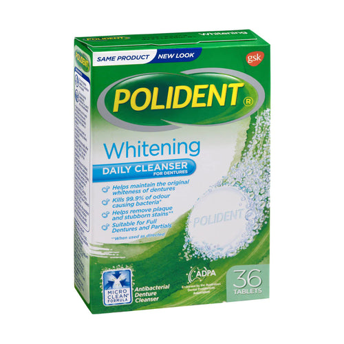 Polident Whitening Daily Cleanser for Dentures