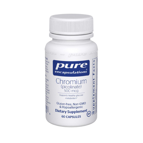 Pure Encapsulations Chromium (picolinate) 500mcg