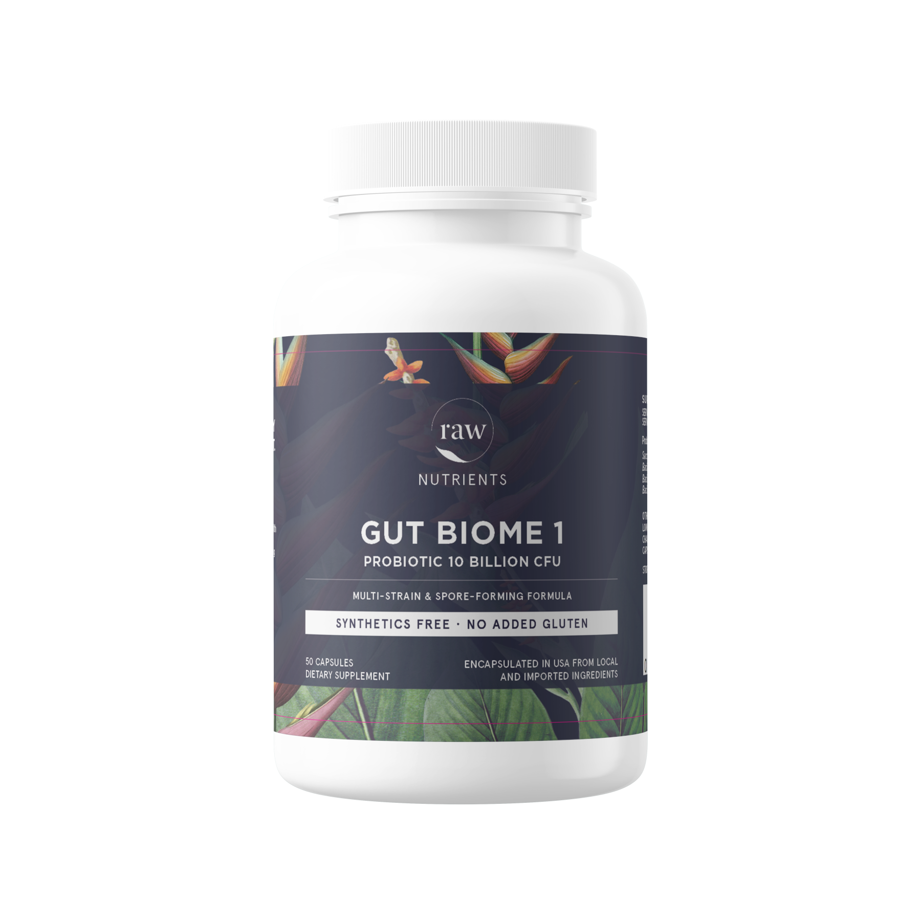 Raw Nutrients Gut Biome 1 Probiotic