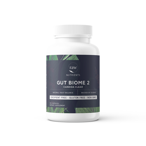 Raw Nutrients Gut Biome 2 Candida Care