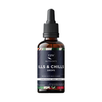Raw Nutrients Ills & Chills Drops - Infused with Bach Flowers