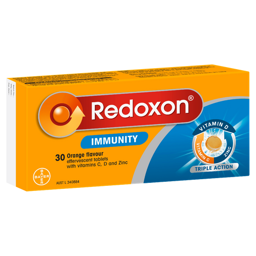 Redoxon Immunity Effervescent Tablets - Orange Flavour