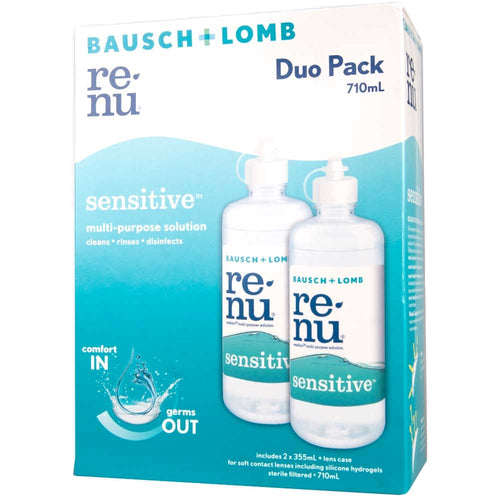 Bausch + Lomb Renu Sensitive Multi-Purpose Solution Duo Pack