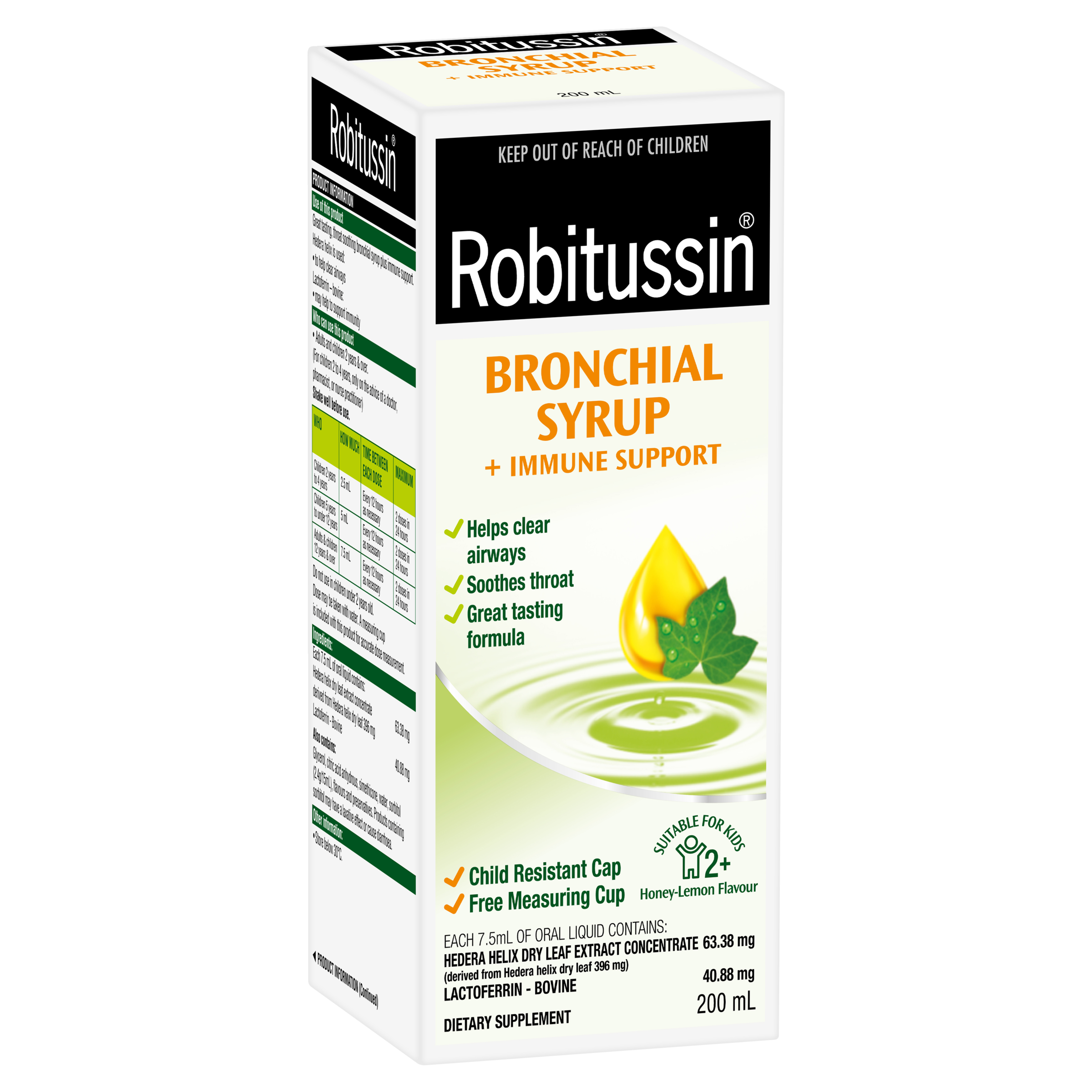Robitussin Bronchial Syrup + Immune Support