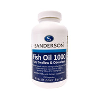 Sanderson Fish Oil 1000 Easy Swallow & Odourless