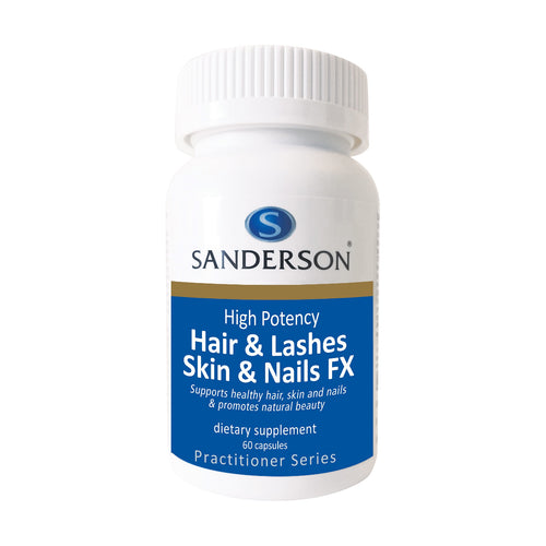 Sanderson High Potency Hair & Lashes, Skin & Nails FX