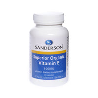 Sanderson Superior Organic Vitamin E 1000 IU