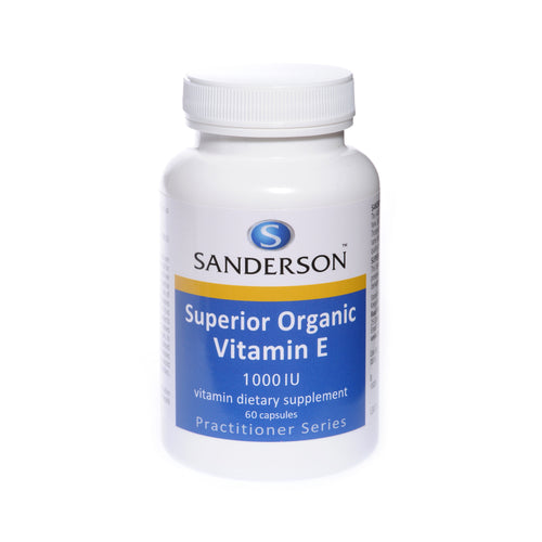 Sanderson Superior Organic Vitamin E 1000 IU