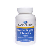 Sanderson Superior Organic Vitamin E 400 IU