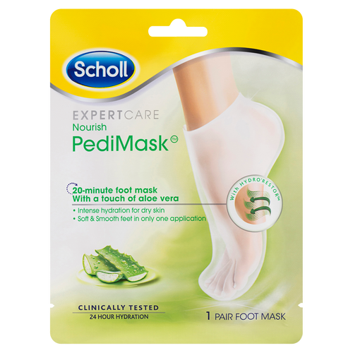 Scholl ExpertCare Nourish PediMask with Aloe Vera