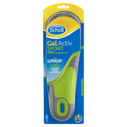 Scholl GelActiv Men's Insoles for Sport